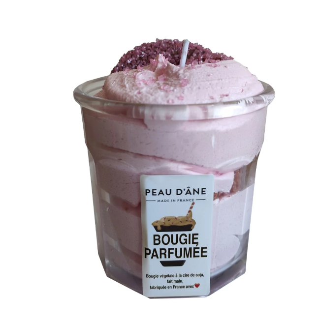 BOUGIES GOURMANDES SANS BIJOU CRUMBLE FRAMBOISE 260gr image